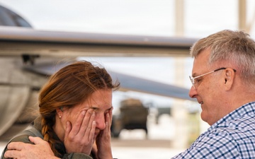 Children of fallen pilot return to Edwards