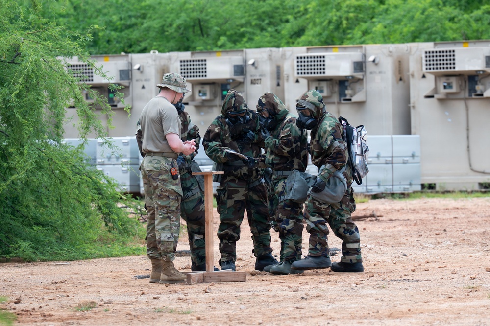 624th Regional Support Group executes "Readiness Rodeo" CBRN training event