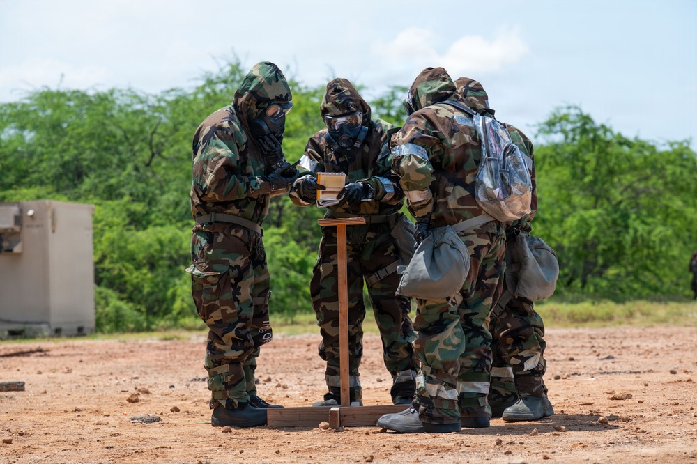 624th Regional Support Group executes "Readiness Rodeo" CBRN training event
