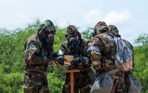 624th Regional Support Group executes "Readiness Rodeo" CBRN training event