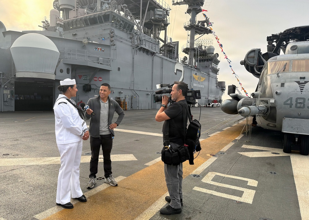 LA Fleet Week Media Interviews