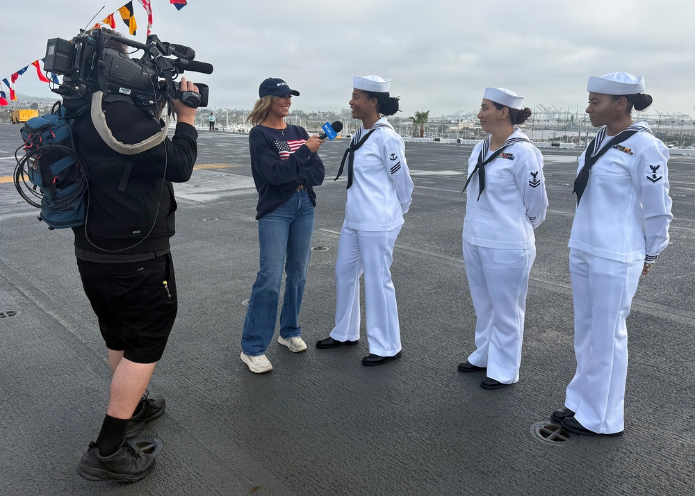 LA Fleet Week Media Interviews