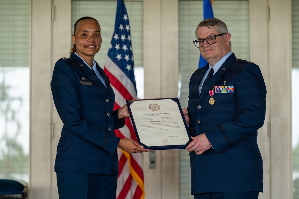 Col. Robert A. Barth retirement ceremony