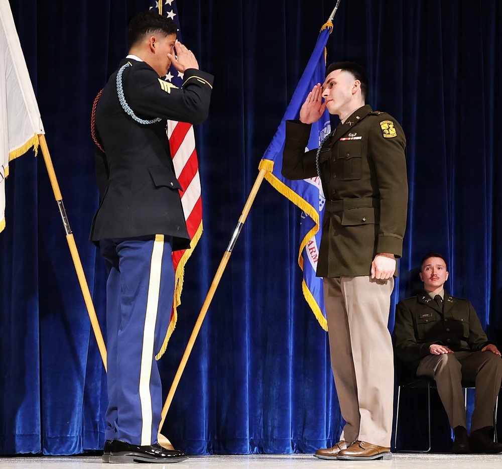 Illinois National Guard Leaders Welcome 10 New Second Lieutenants During Spring ROTC Commissioning Ceremonies