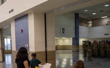 101st HHBN Soldiers return from Border Mission