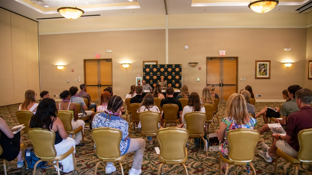 USAG Hawaii leaders engage university students during leadership discussion