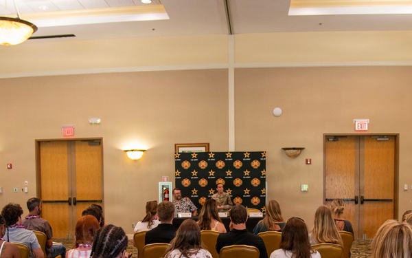 USAG Hawaii leaders engage university students during leadership discussion
