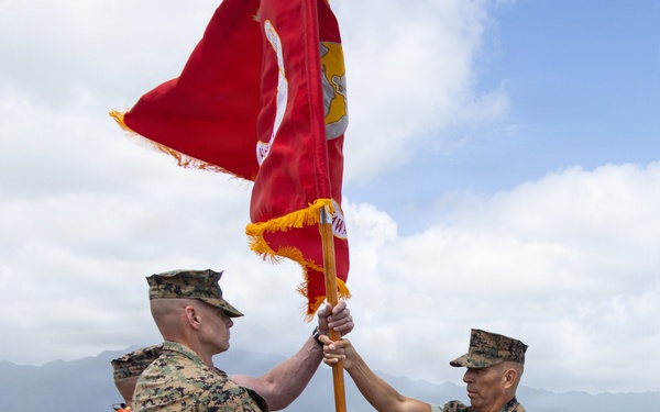 Marine Corps Base Hawaii Change of Command: Col. Jeremy Beaven relinquishes command of MCBH to Col. Stephen DeTrinis