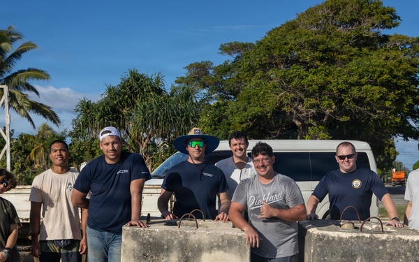 U.S. Coast Guard Cutter Hollyhock, Tongan Royal Navy conduct bilateral operations offshore Tonga