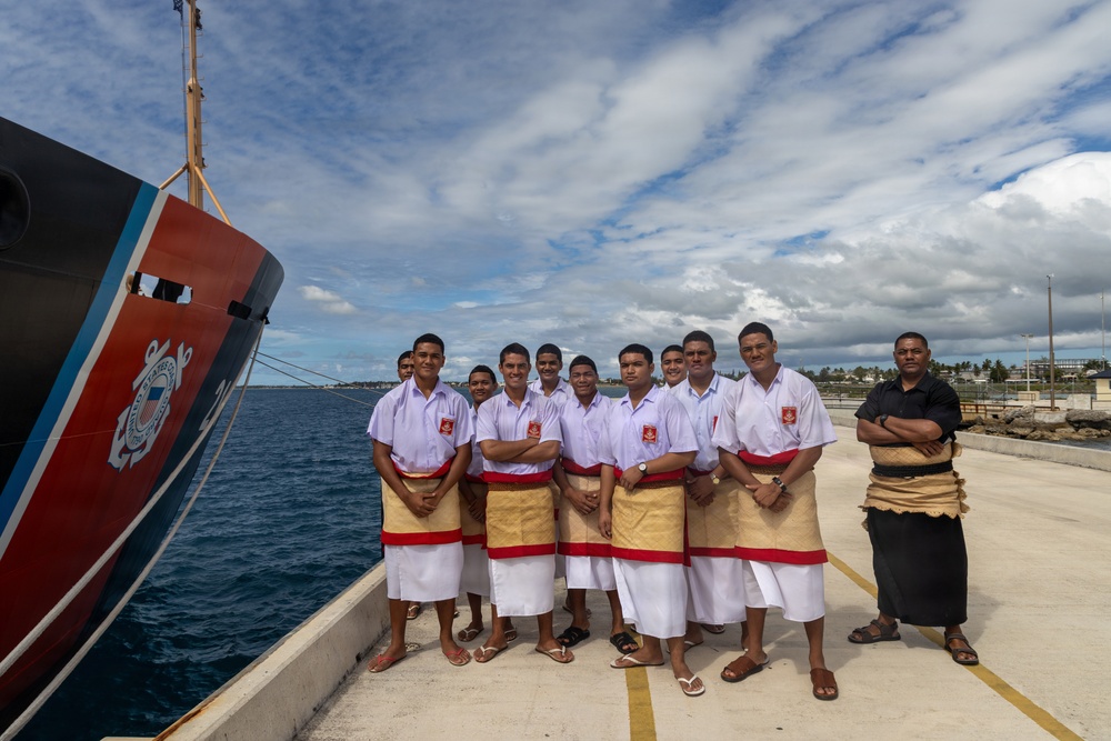 U.S. Coast Guard Cutter Hollyhock, Tongan Royal Navy conduct bilateral operations offshore Tonga