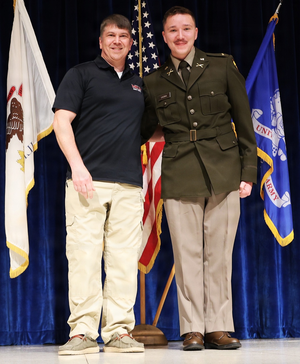 Illinois National Guard Leaders Welcome 10 New Second Lieutenants During Spring ROTC Commissioning Ceremonies