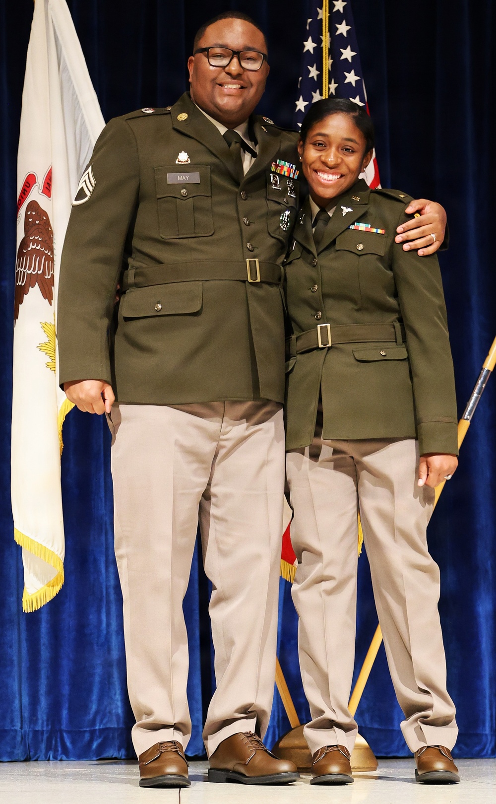 Illinois National Guard Leaders Welcome 10 New Second Lieutenants During Spring ROTC Commissioning Ceremonies