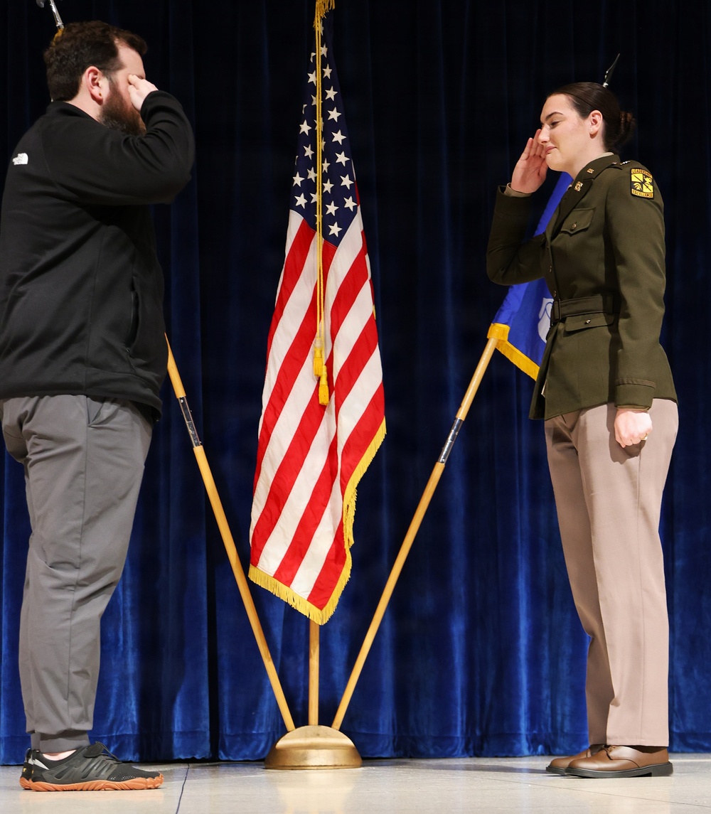 Illinois National Guard Leaders Welcome 10 New Second Lieutenants During Spring ROTC Commissioning Ceremonies