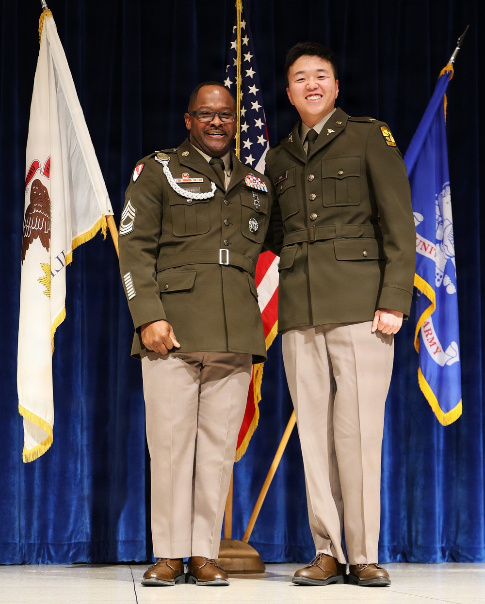 Illinois National Guard Leaders Welcome 10 New Second Lieutenants During Spring ROTC Commissioning Ceremonies
