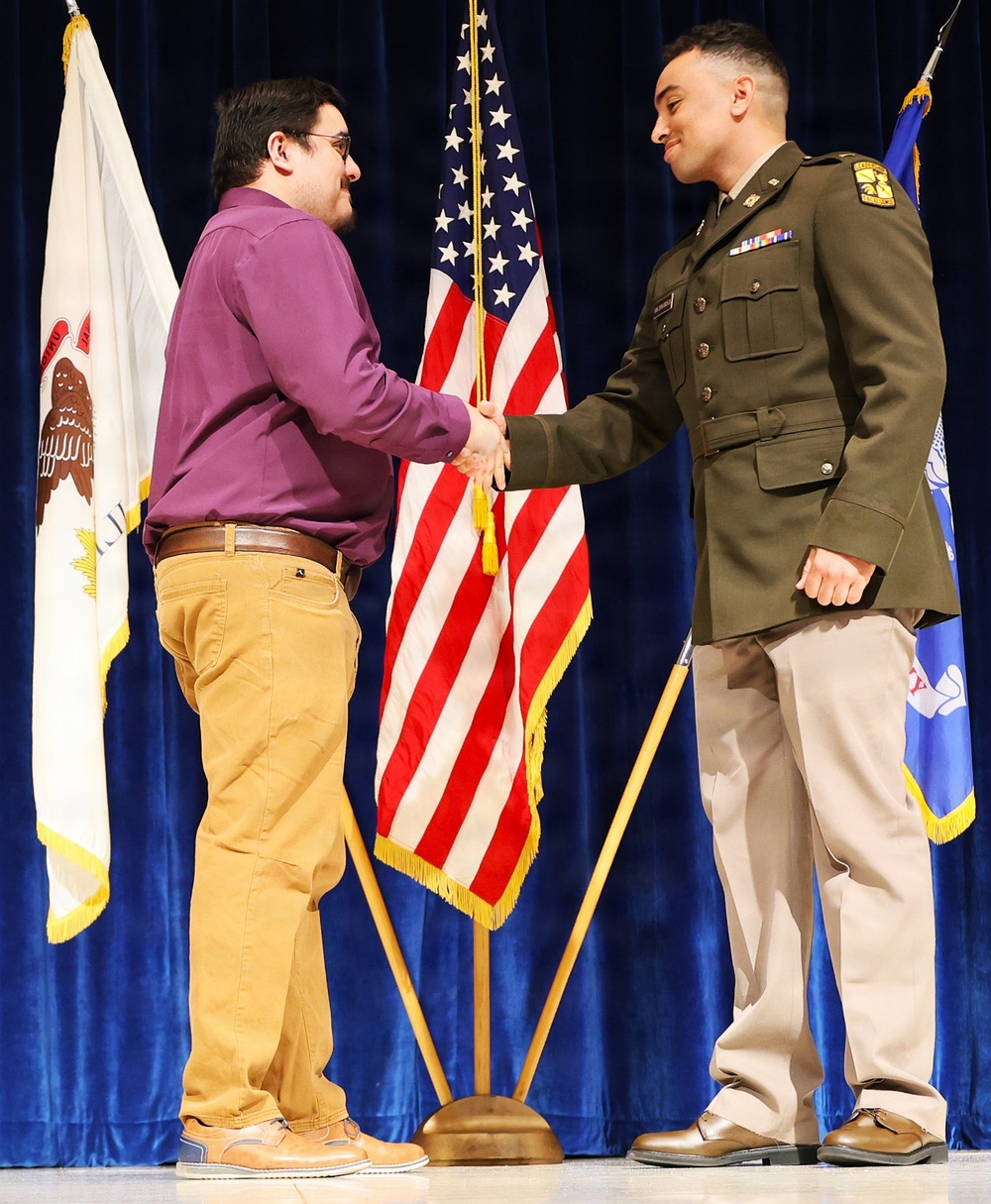Illinois National Guard Leaders Welcome 10 New Second Lieutenants During Spring ROTC Commissioning Ceremonies