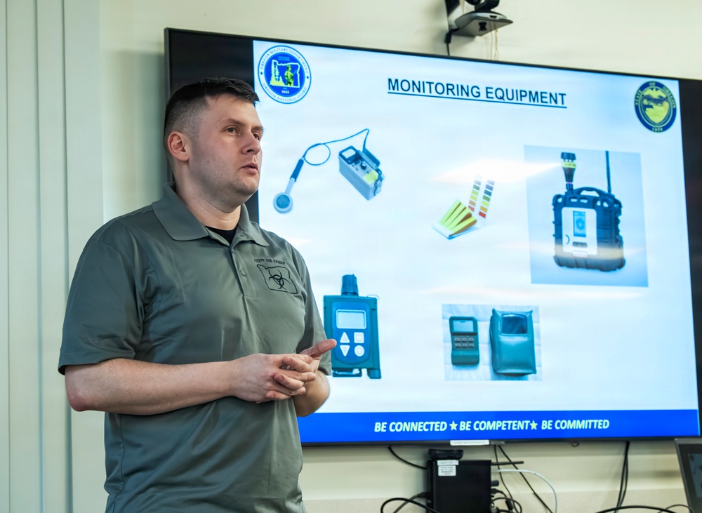 The Oregon National Guard's 102nd CERFP collaborates with Providence Milwaukie Hospital on decontamination training