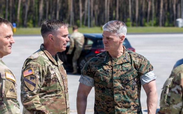 Vice Chairman of the Joint Chiefs of Staff visits rotational V Corps unit in Poland