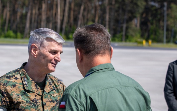 Vice Chairman of the Joint Chiefs of Staff visits rotational V Corps unit in Poland