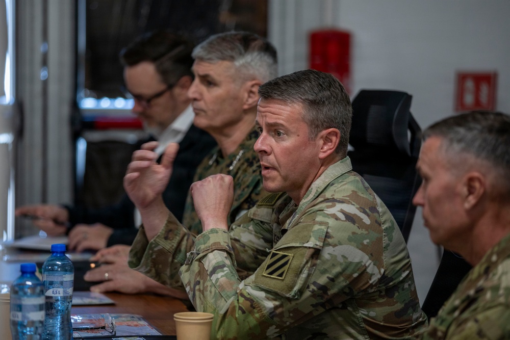 Vice Chairman of the Joint Chiefs of Staff visits rotational V Corps unit in Poland