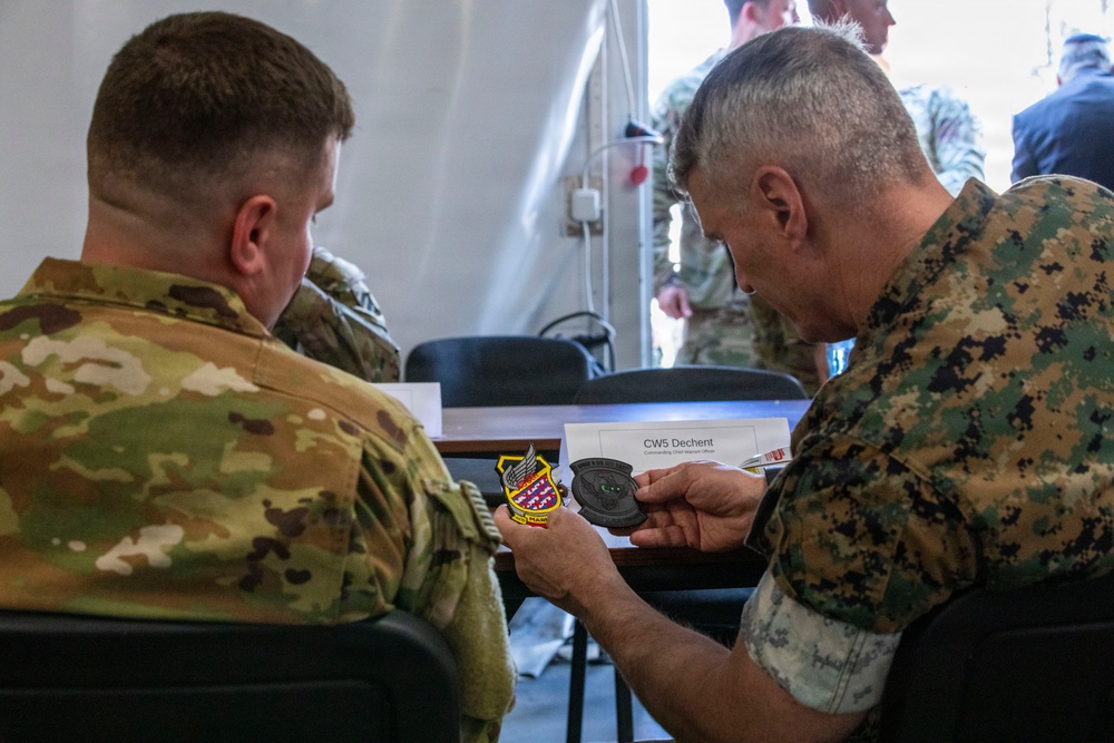 Vice Chairman of the Joint Chiefs of Staff visits rotational V Corps unit in Poland