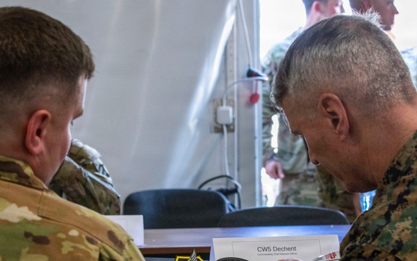Vice Chairman of the Joint Chiefs of Staff visits rotational V Corps unit in Poland