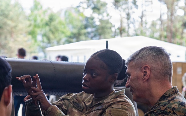 Vice Chairman of the Joint Chiefs of Staff visits rotational V Corps unit in Poland