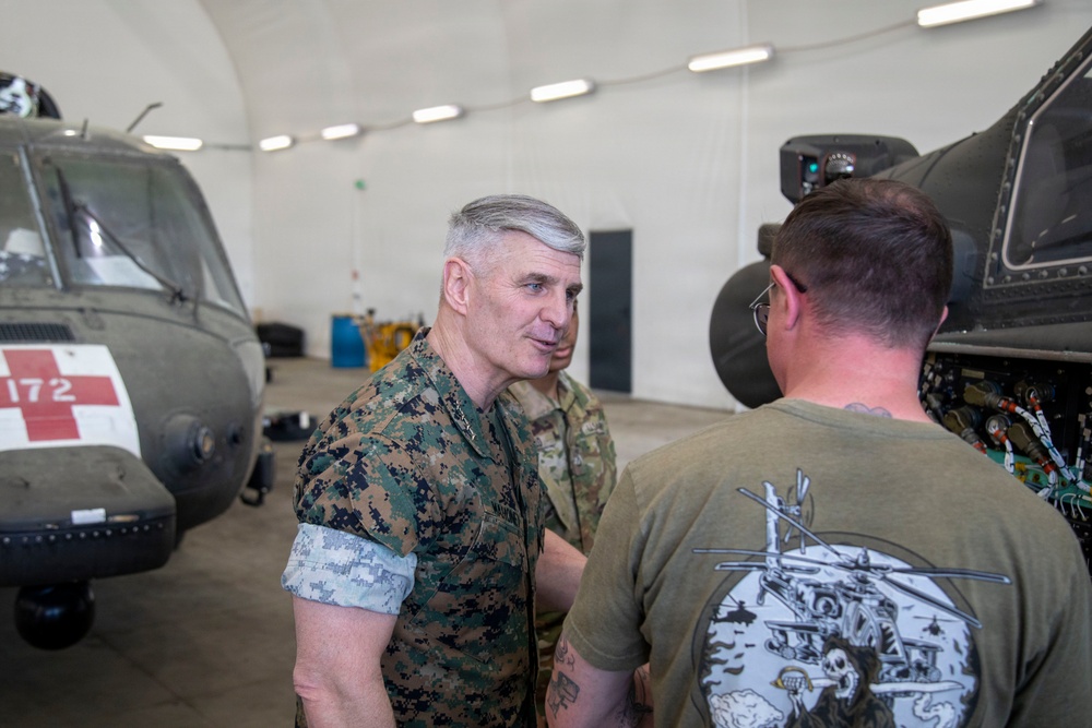 Vice Chairman of the Joint Chiefs of Staff visits rotational V Corps unit in Poland