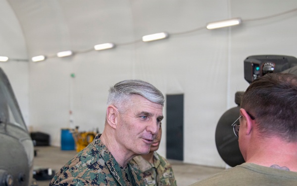 Vice Chairman of the Joint Chiefs of Staff visits rotational V Corps unit in Poland