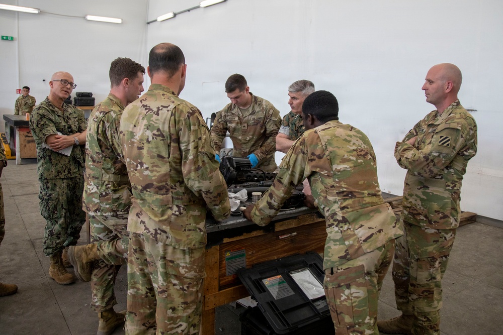 Vice Chairman of the Joint Chiefs of Staff visits rotational V Corps unit in Poland