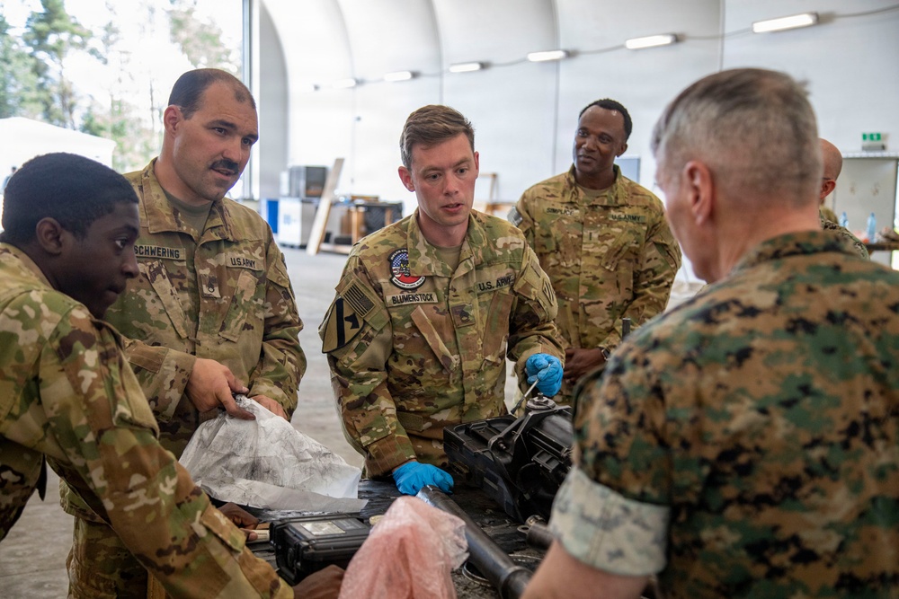 Vice Chairman of the Joint Chiefs of Staff visits rotational V Corps unit in Poland