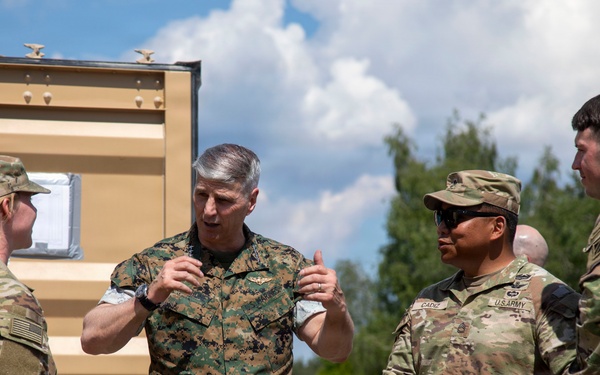 Vice Chairman of the Joint Chiefs of Staff visits rotational V Corps unit in Poland
