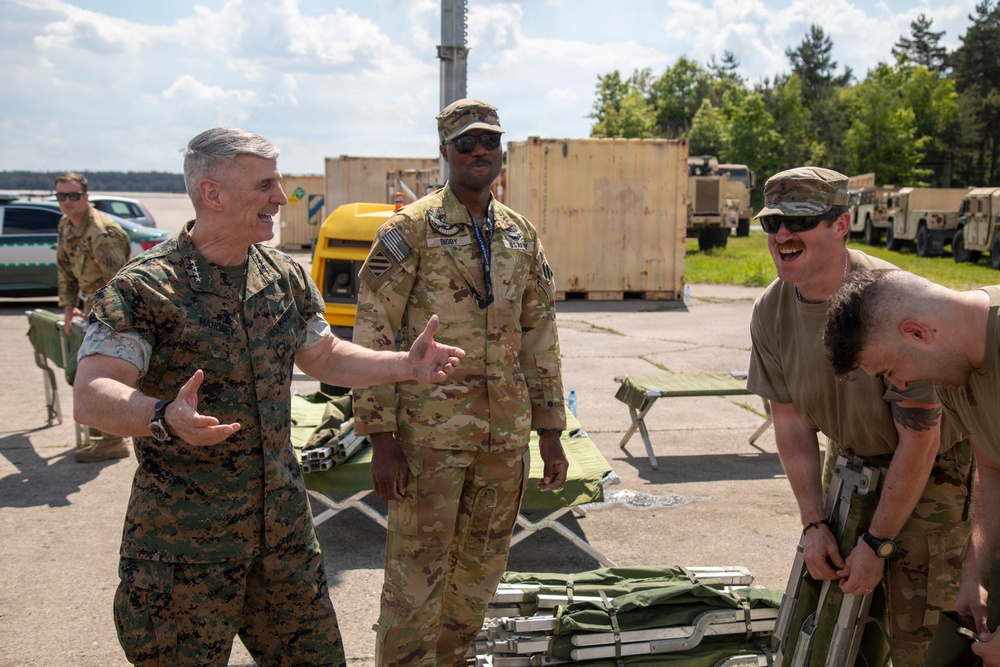 Vice Chairman of the Joint Chiefs of Staff visits rotational V Corps unit in Poland