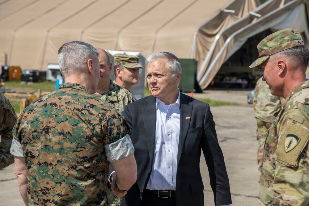 Vice Chairman of the Joint Chiefs of Staff visits rotational V Corps unit in Poland