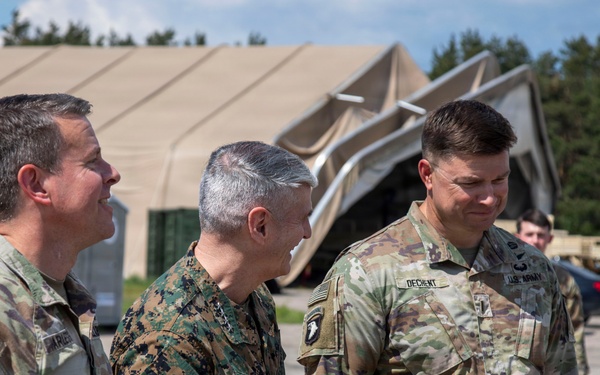 Vice Chairman of the Joint Chiefs of Staff visits rotational V Corps unit in Poland