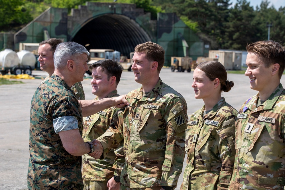 VCJCS promotes and recognizes 3rd CAB Soldiers in Poland