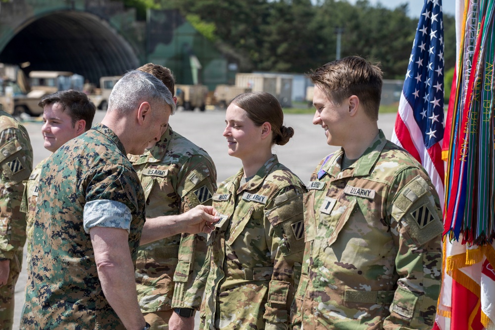 VCJCS promotes and recognizes 3rd CAB Soldiers in Poland