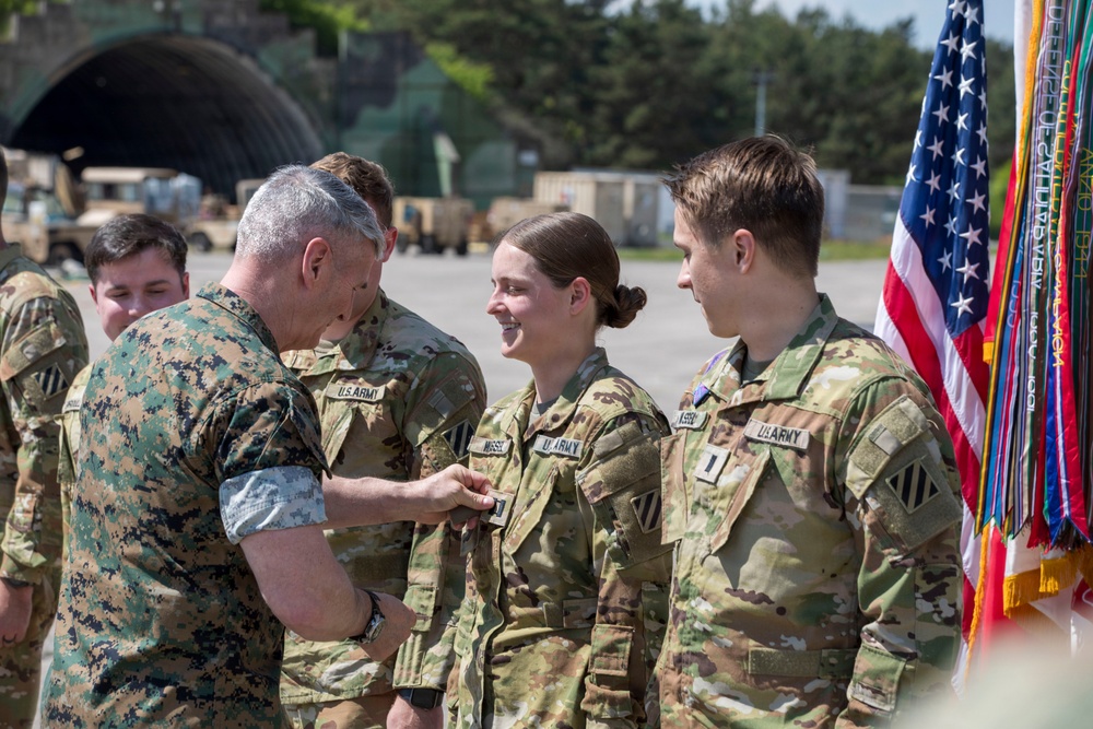 VCJCS promotes and recognizes 3rd CAB Soldiers in Poland