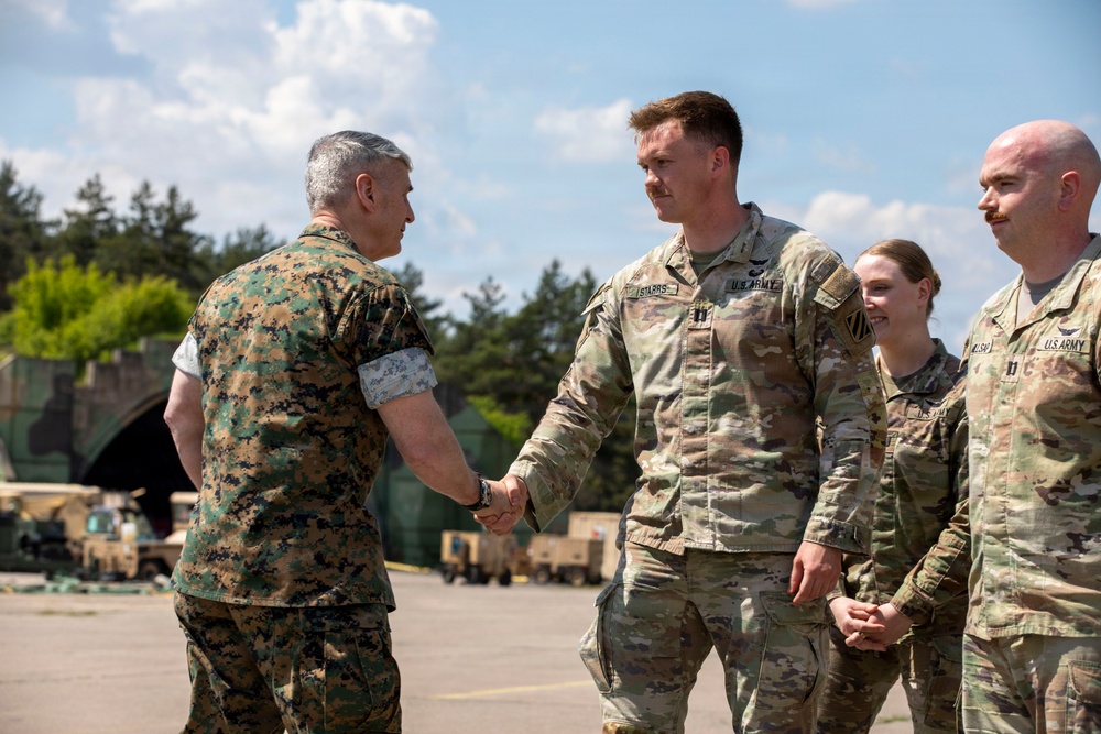 VCJCS promotes and recognizes 3rd CAB Soldiers in Poland