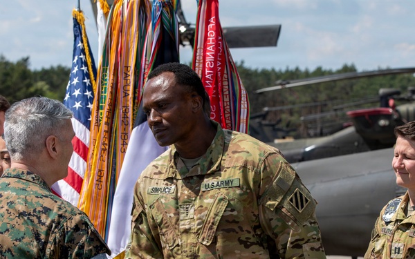VCJCS promotes and recognizes 3rd CAB Soldiers in Poland