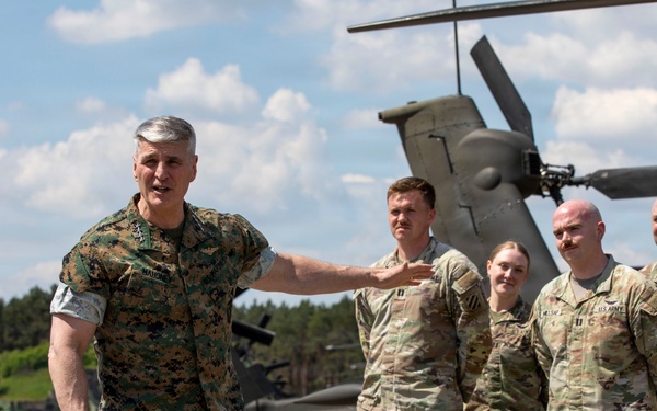 VCJCS promotes and recognizes 3rd CAB Soldiers in Poland