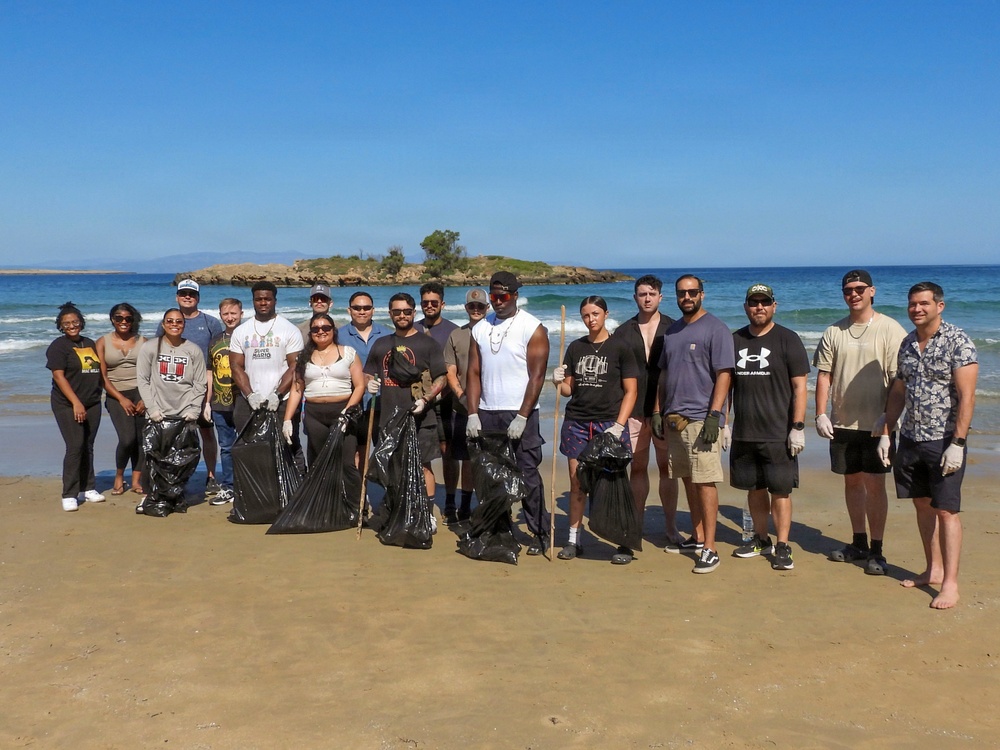 NSA Souda Bay Sailors clean up Kalathas beach in Crete