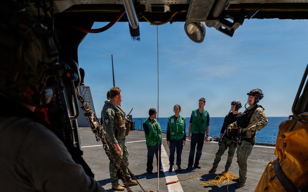Mount Whitney, HSC-28 Conduct Casualty Evacuation Training