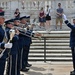 Argentina counterpart visit wreath laying