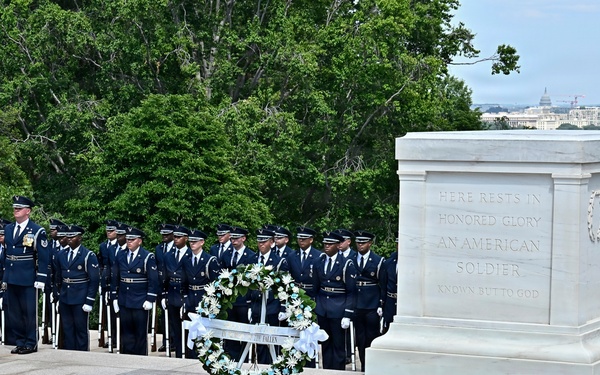 Argentina counterpart visit wreath laying