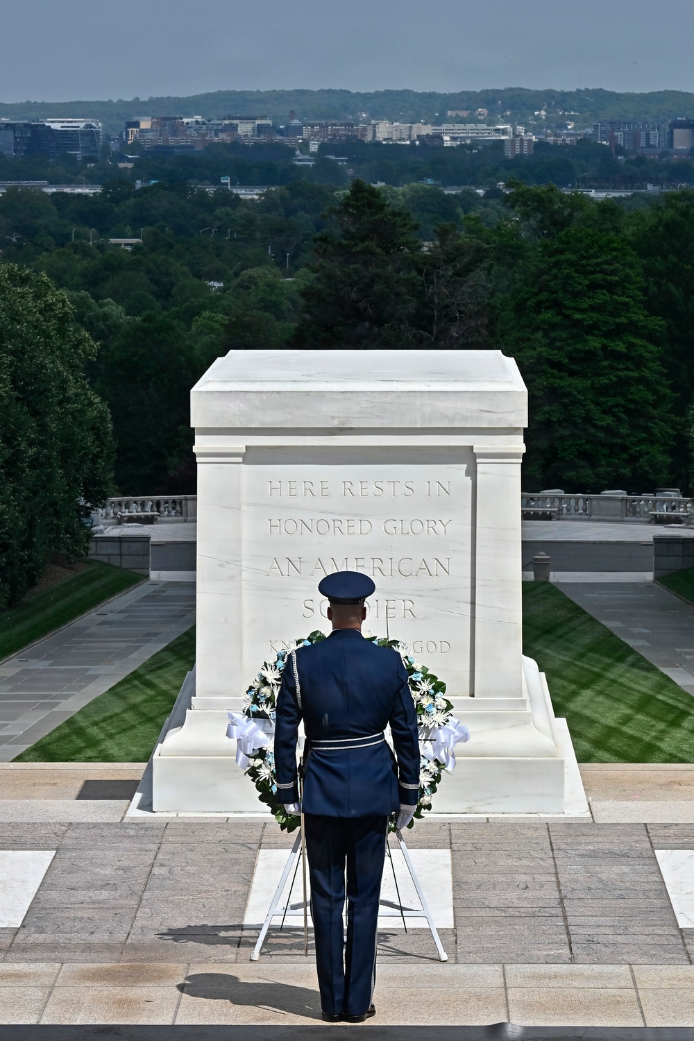Argentina counterpart visit wreath laying