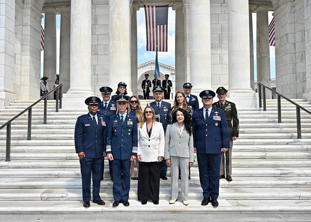 Argentina counterpart visit wreath laying