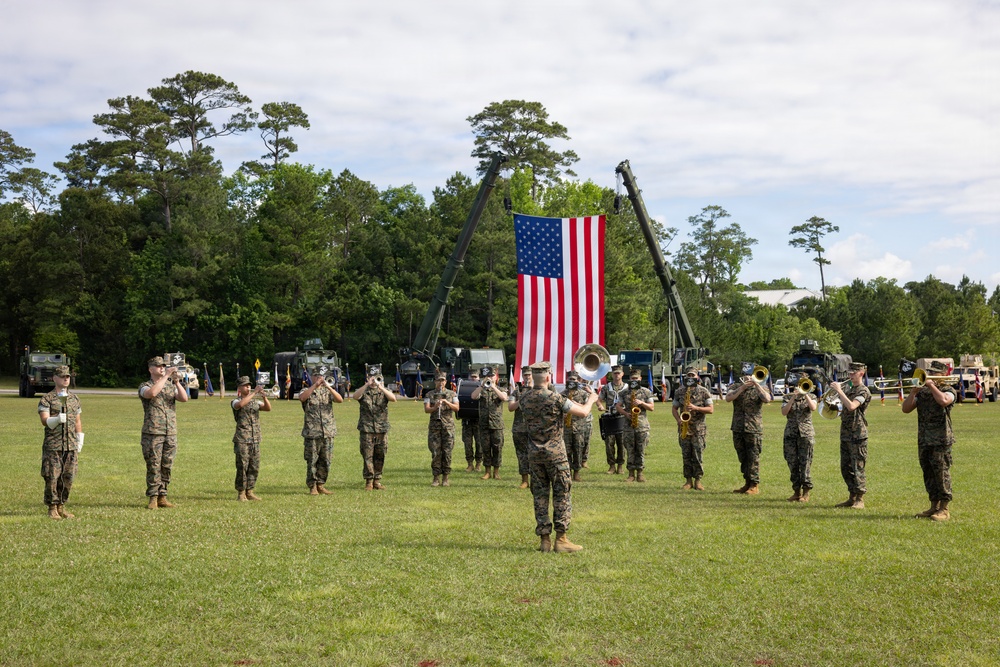 Combat Logistics Battalion 22 Change of Command Ceremony