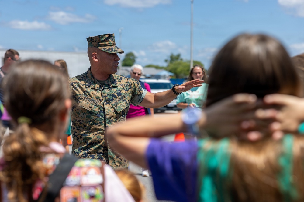 Operation Cookie Drop Visits MCAS Cherry Point