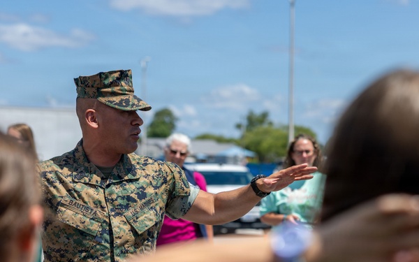 Operation Cookie Drop Visits MCAS Cherry Point