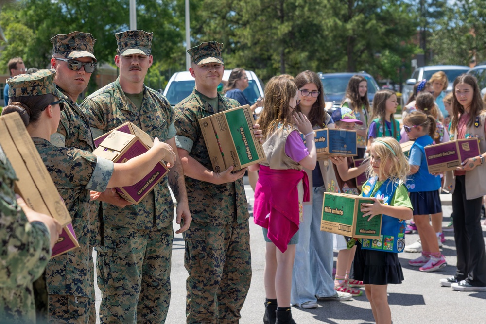 Operation Cookie Drop Visits MCAS Cherry Point